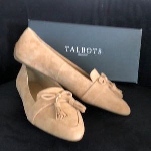 Talbots Light Toffee Francesca Bow Tie Shoes